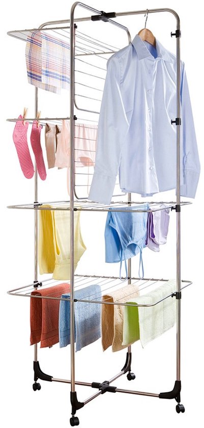 Wenko Droogtoren 35 M Rvs Zilver