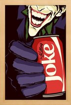 JUNIQE - Poster in houten lijst Killing Joke -30x45 /Rood & Zwart