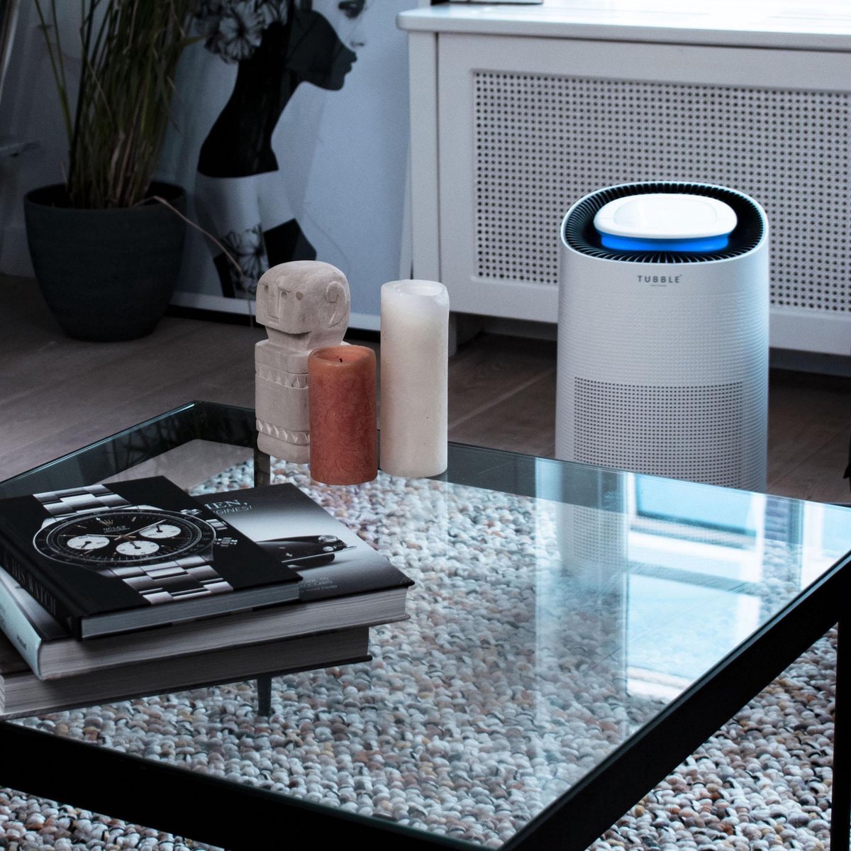 Tubble® Air Purifier Max Laser, Luchtreiniger, TRUE HEPA 360° filter technology, CADR 400, met fluisterstille slaapstand — afbeelding 6