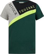 Retour Jeans Touzani Catch Jongens T-shirt - Dark Green - Maat 134/140