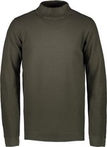 Cars Jeans  Trusset Mockneck Sweat Mannen Trui Army - Maat XXL