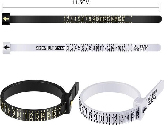 Ringmaat Meten - Set van 3 - Ringmaat Meter - Alle Maten Ringen, Ringmaat Van Een Ring