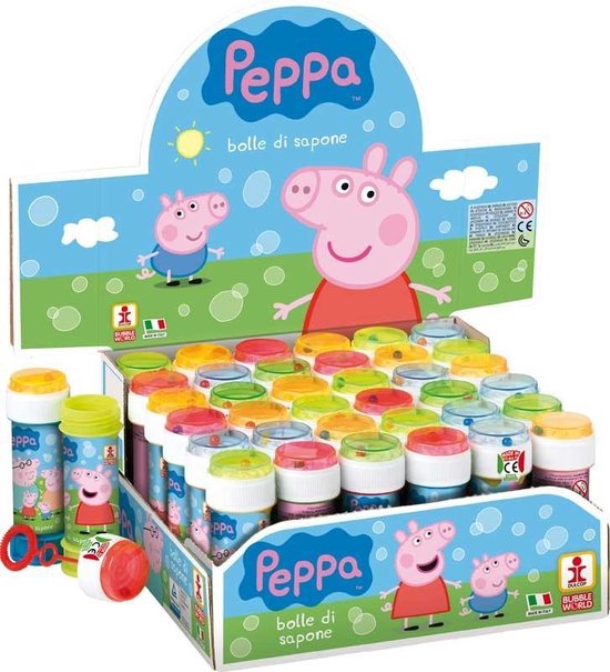 Bellenblaas Peppa Pig – Uitdeelcadeautjes voor kinderen – 5 stuks – 60 ml - kinderfeestje – traktatie