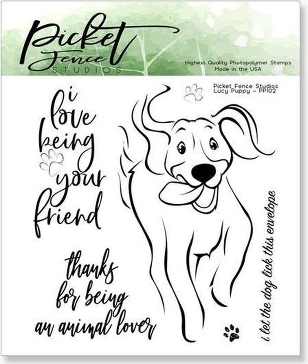 Lucy Puppy Clear Stamps (PP-102)