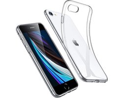 Ceezs Telefoonhoesje geschikt voor Apple iPhone SE (2022 / 2020) / iPhone 7/8 - silicone case - optimale bescherming - backcover - transparant