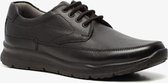 Hush Puppies leren heren veterschoenen - Zwart - Maat 42 - Echt leer