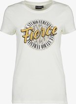 TwoDay dames T-shirt met print - Wit - Maat XL