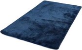 Livetti | Badkamermat | Badmat | Rechthoek | 70x120 | Donker Blauw