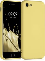 kwmobile telefoonhoesje voor Apple iPhone SE (2022) / SE (2020) / 8 / 7 - Hoesje voor smartphone - Back cover in zacht geel