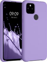 kwmobile telefoonhoesje voor Google Pixel 4a 5G - Hoesje met siliconen coating - Smartphone case in violet lila