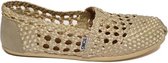 Toms Classic Satin Woven Espadrille Dames 10004995 Whisper Maat 38
