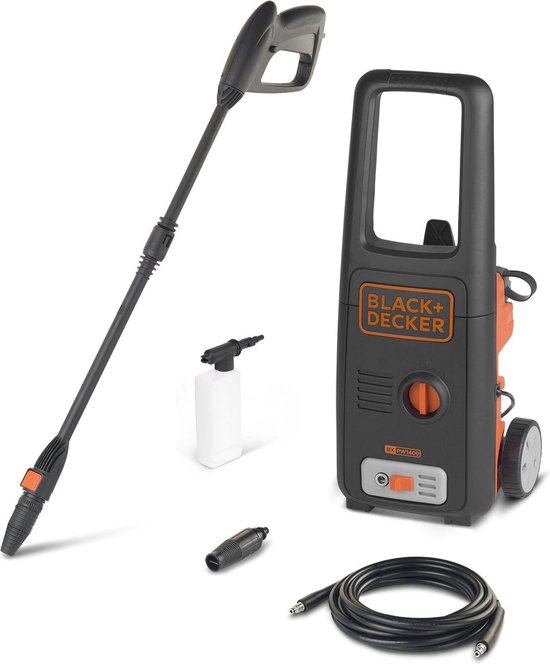 BLACK+DECKER BXPW1400E Hogedrukreiniger - Lichtgewicht - met 5 Accessoires - 110 Bar - 1400W — afbeelding 3