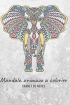 Mandala animaux a colorier