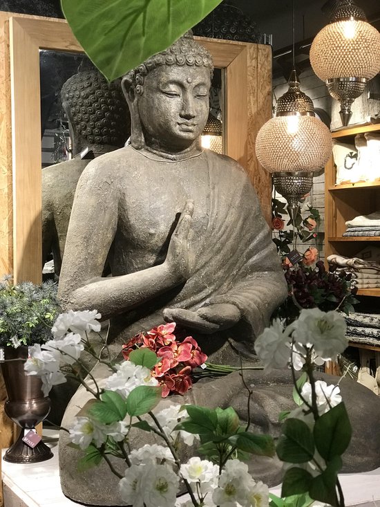 SENSE Boeddha beeld XXXL - Zittend - Tuinbeeld - Woonkamer beeld –  Mediterende... | bol.com
