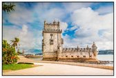 Torre de Belém, werelderfgoed in Lissabon - Foto op Akoestisch paneel - 120 x 80 cm