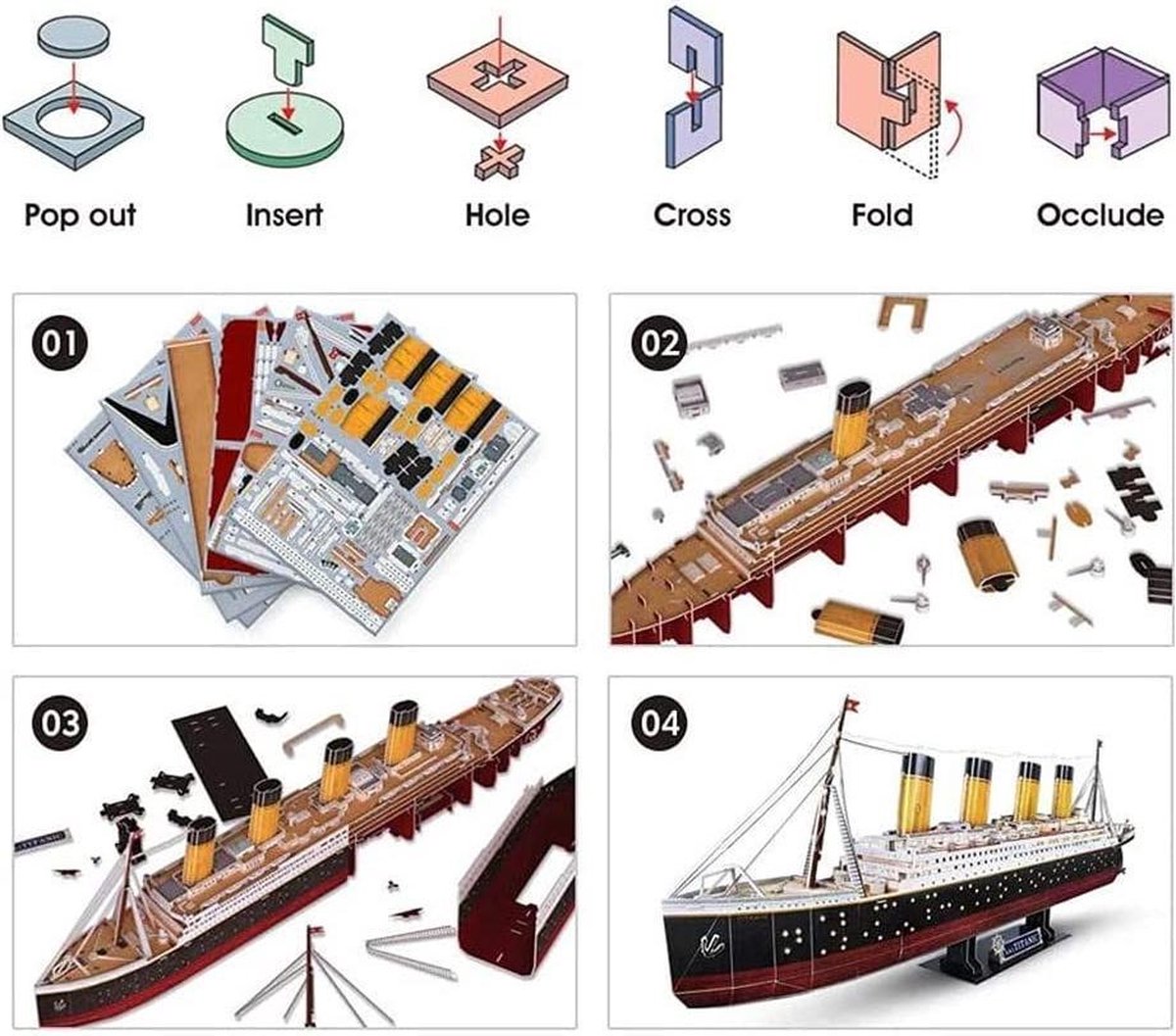 Quay R.M.S. Titanic Houten bouwpakket FSC