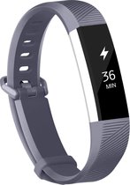Bracelet en Siliconen YPCd® - Fitbit Alta (HR) - Grijs - Petit