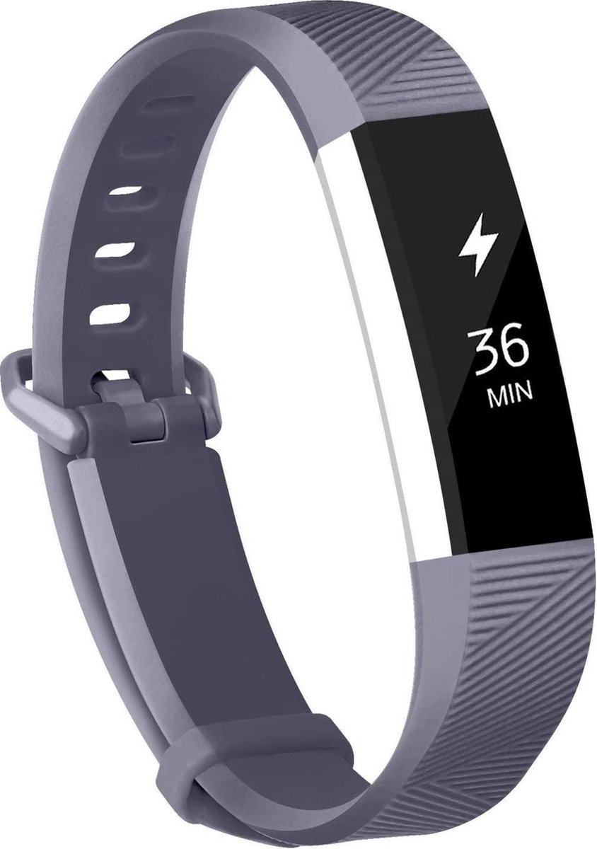 YPCd® Siliconen bandje - Fitbit Alta (HR) - Grijs - Small