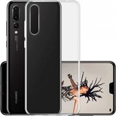 Transparant TPU hoesje - Geschikt voor Huawei P20 - Doorzichtig Siliconen backcover