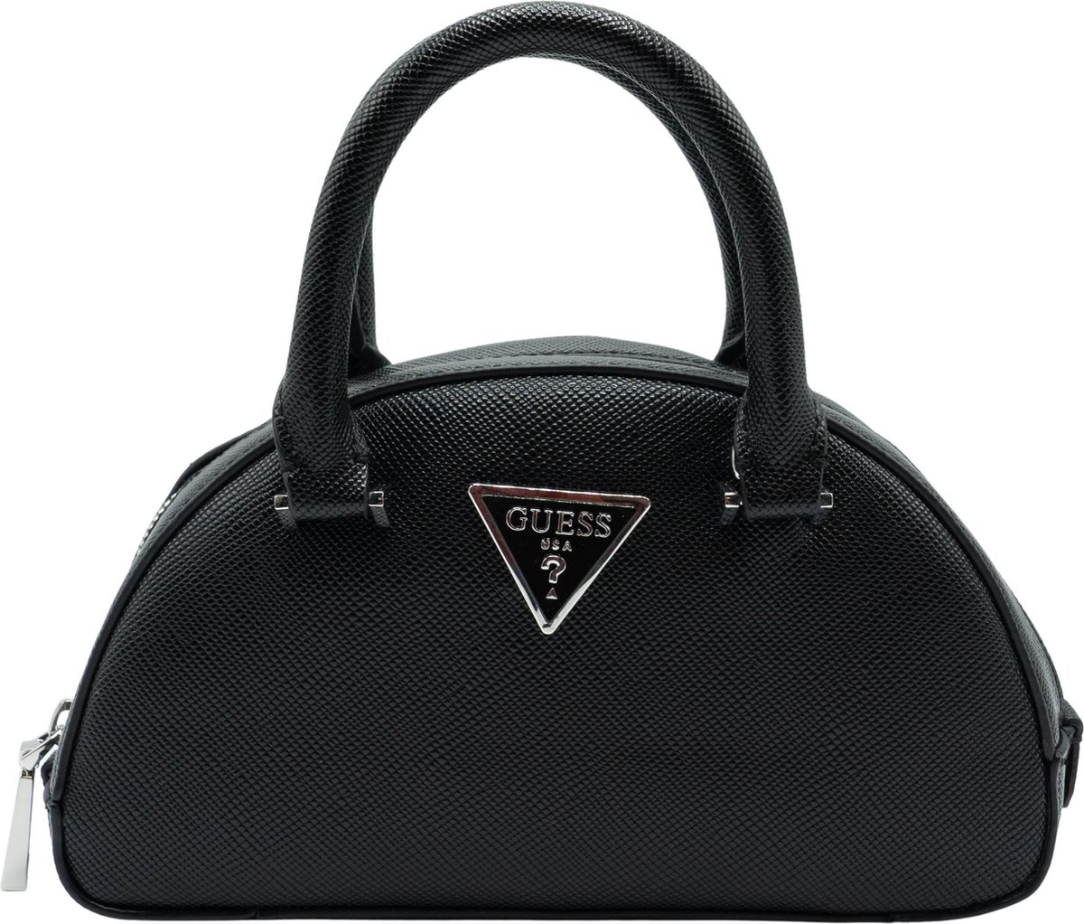 Guess - Cordelia Mini Dome Satchel Dames Handtas - Black