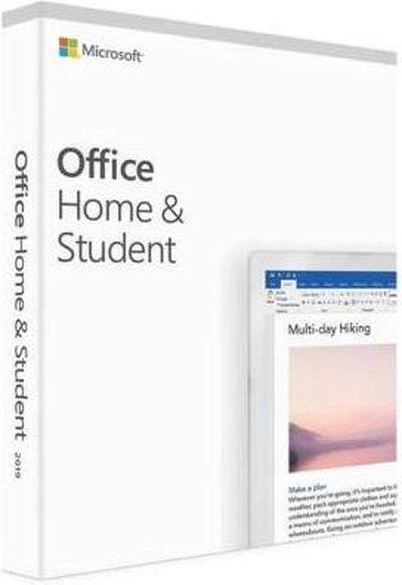 Microsoft Office Home & Student 2019 - 1 PC.- Meerdere Talen - Levenslange Licentie