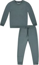 Koko Noko BIO Basics Set(2delig) Sweater en Jogging broek Groen - Maat 62/68