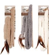 AFP - Lamswol - Kattenknuffel - Gevuld met catnip - Krakend Plastic - Assorti