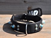 DOXTASY TURQUOISE HONDEN HALSBAND 60 X 4 CM