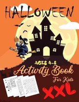 Halloween Activity Book For Kids Ages 4-8 XXL