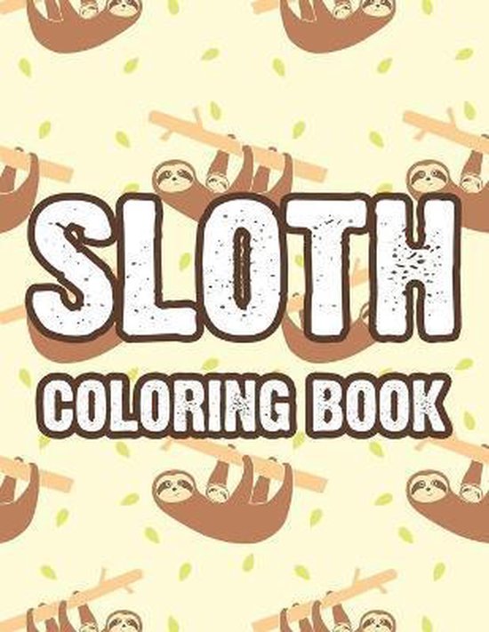 Sloth Coloring Book - cover