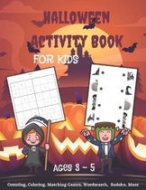Halloween Activity Book For Kids