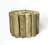 Rolborder geimpregneerd grenen 20 x 250 cm - Borderrand - Perkafzetting - Borderrand hout - Borderrol hout