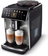 Bol.com Philips Saeco GranAroma SM6585/00 - Espressomachine - 16 Soorten Warme Drankjes - Zilver / RVS - + AquaClean Filter aanbieding