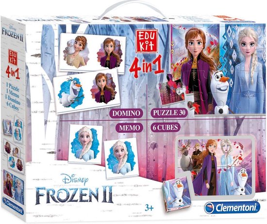 Clementoni Spel- En Puzzelpakket Frozen Ii 4-delig - Disney