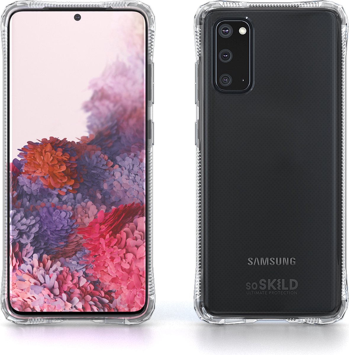 SoSkild Samsung Galaxy S20 Absorb 2.0 Impact Case Transparent