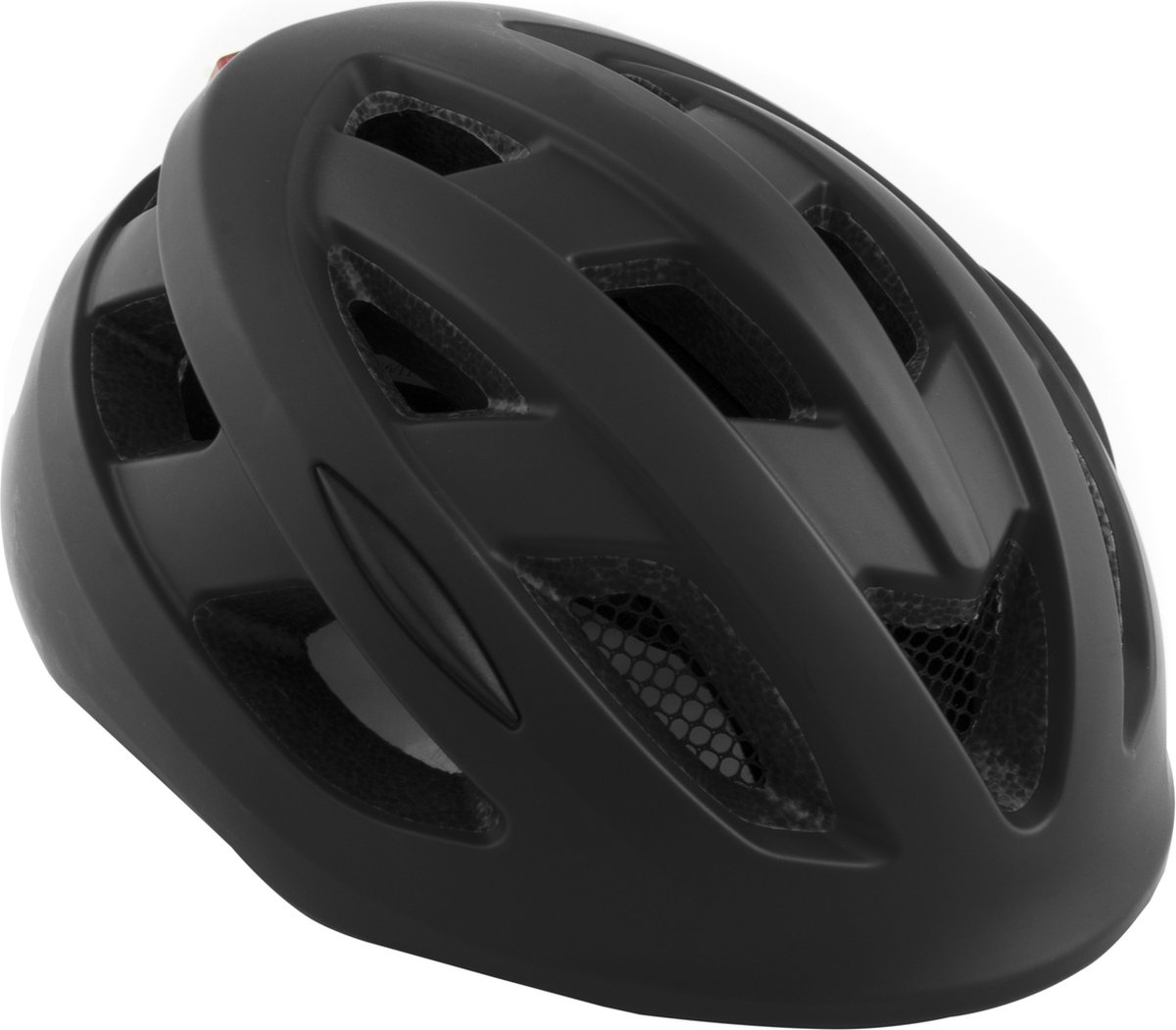 AGU Civick Fietshelm - Zwart - L/XL - incl. Led licht