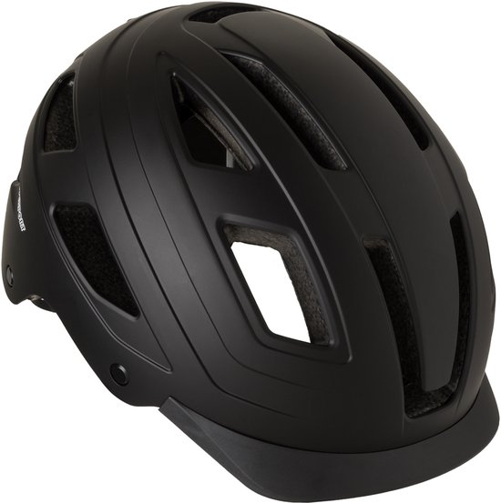 AGU Cit-E IV Led Fietshelm - Zwart - L/XL - incl. Led licht