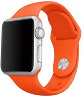 Siliconen Apple Watch Bandje Oranje | Geschikt voor alle type Apple Watch van 38MM & 40MM
