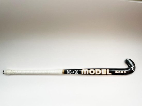 Hockeystick Model - Model MB-X80 - MidBow - Zwart/Wit - Hockeystick - Carbon