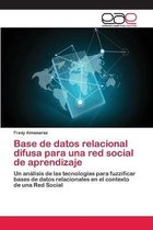 Base de datos relacional difusa para una red social de aprendizaje