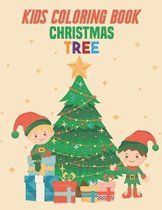 Kids Coloring Book Christmas Tree