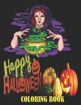 Happy Halloween Coloring Book