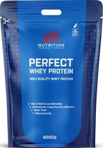 XXL Nutrition - Perfect Whey Protein - Eiwitpoeder, Proteïne poeder, Eiwitshake, Proteine Shake, - Aardbei Banaan - 4000 gram