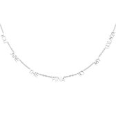 You are the pina to my colada zilver - ketting - quote - sieraad - damesketting