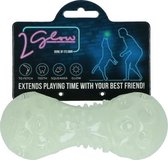 2 Glow -  Hondenbot - Speelgoed voor honden - Glow in the dark! - ø 6,4 cm