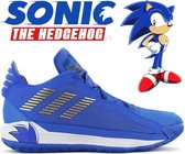 adidas Dame 6 GCA - Sonic The Hedgehog - Chasing Rings - Sneakers Sport Casual Schoenen FU9446-FU9456 LIMITED - Maat EU 39 1/3 UK 6