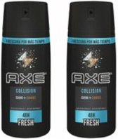 AXE Deo Spray - Collision Leather & Cookies - DUOPAK 2 x 150 ml