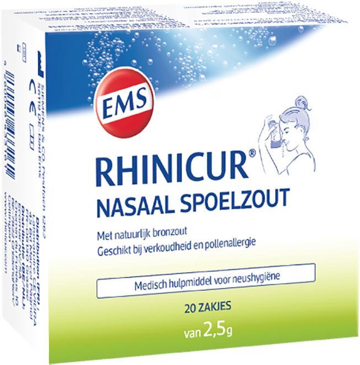 Rhinicur Nasaal Spoelzout Zakjes