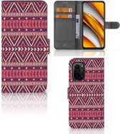 GSM Hoesje Poco F3 | Xiaomi Mi 11i Bookcase Aztec Purple