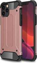 Apple iPhone 12 Pro Max hoesje - MobyDefend Dubbelgelaagde Shockproof Pantsercase - Roségoud - GSM Hoesje - Telefoonhoesje Geschikt Voor: Apple iPhone 12 Pro Max